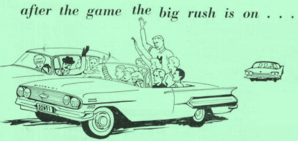 a carload of teenagers