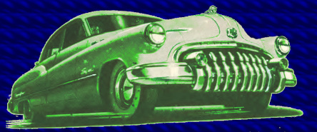 front view of a 1950s Buick automobile