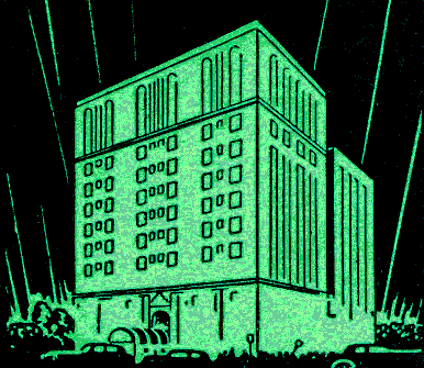 matchbook view of a hotel