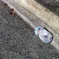 water bottle litter