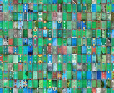 grid of top-down views of basketball courts