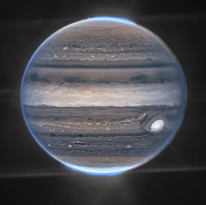 Jupiter as seen from the James Webb telescope Jupiter, King of the Night Sky
