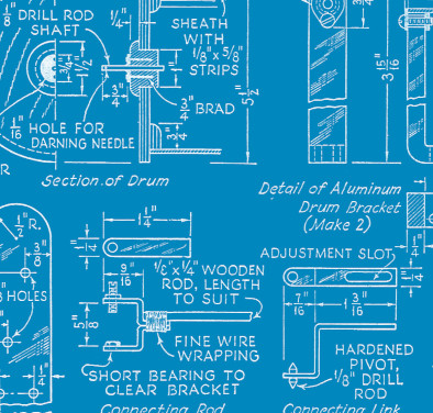 from the Amateur Craftsman's Cyclopedia detail from a technical drawing scanned from an old Popular Science
book of Things To Make